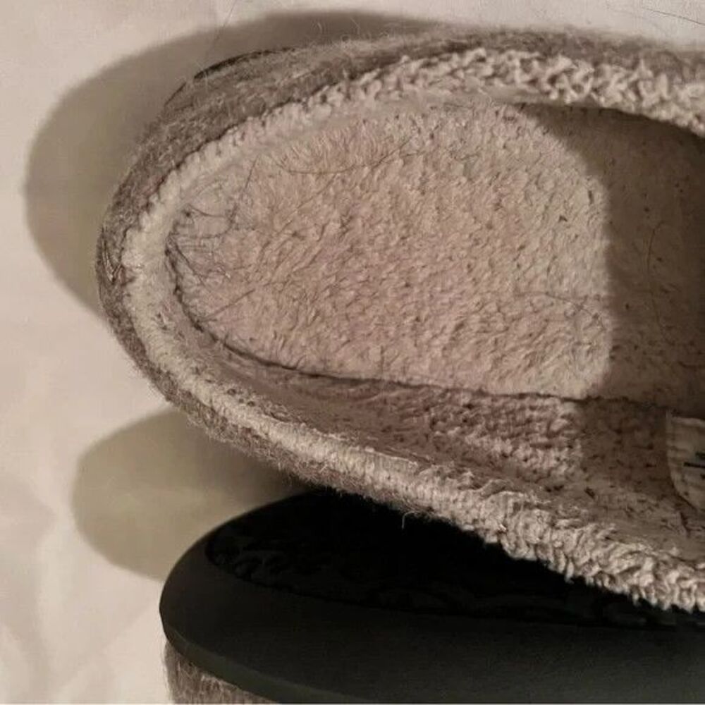 LL BEAN Women's Taupe Chocolate Daybreak Scuffs Labrador Dog Wool Slippers Sz 11 - Picture 4 of 6